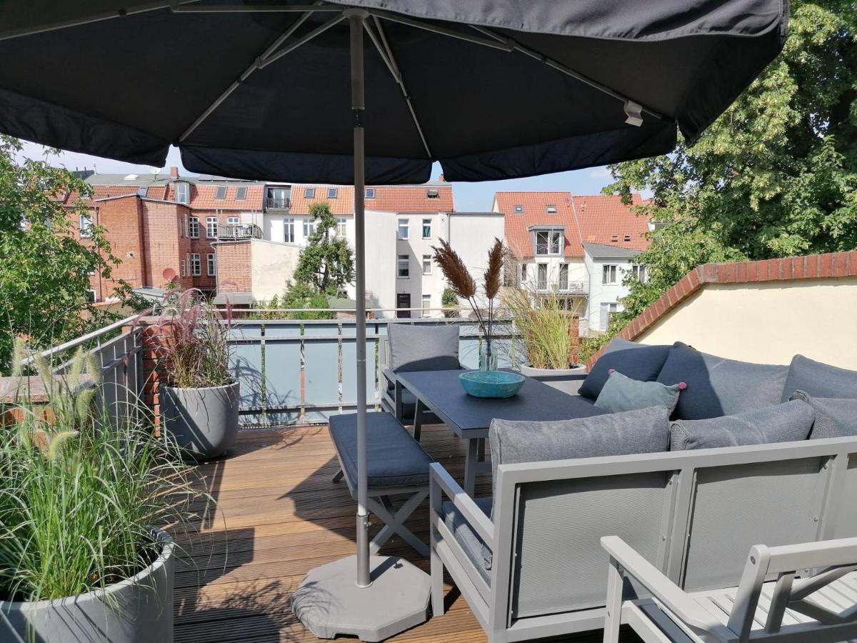 Townhouse Altstadt Wismar Upper Apartment Mit Zwei Terrassen 외부 사진